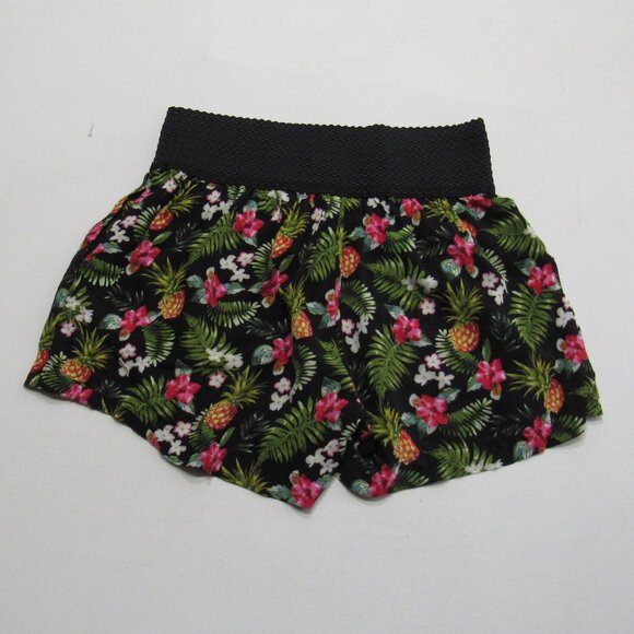 Freestyle Revolution Women's Boho Wide Leg Tropical Floral Runner Shorts Size S - Picture 2 of 7